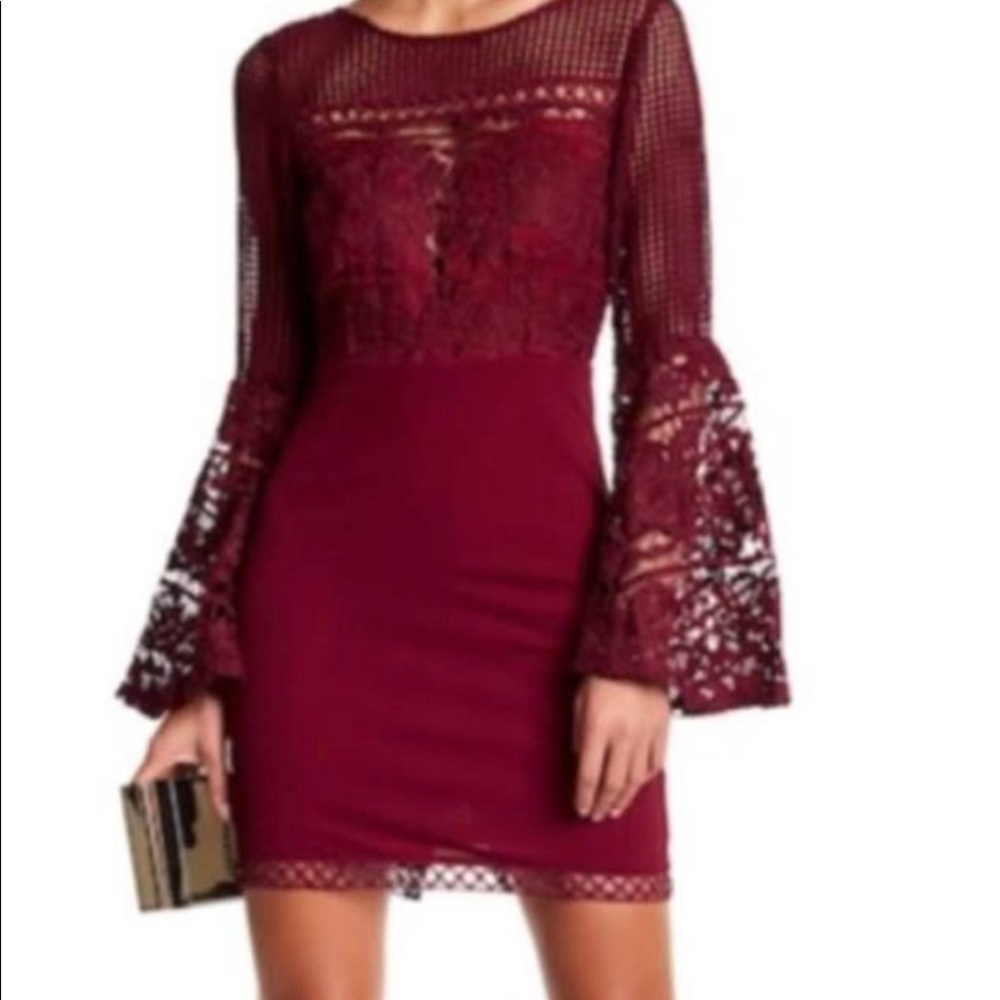 Maroon dress